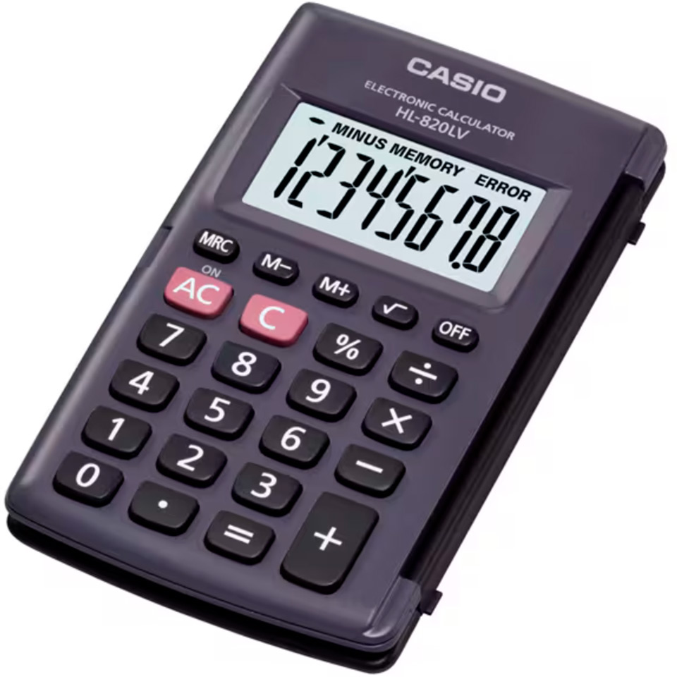 Calculadora Hl-820lv-Bk Casio