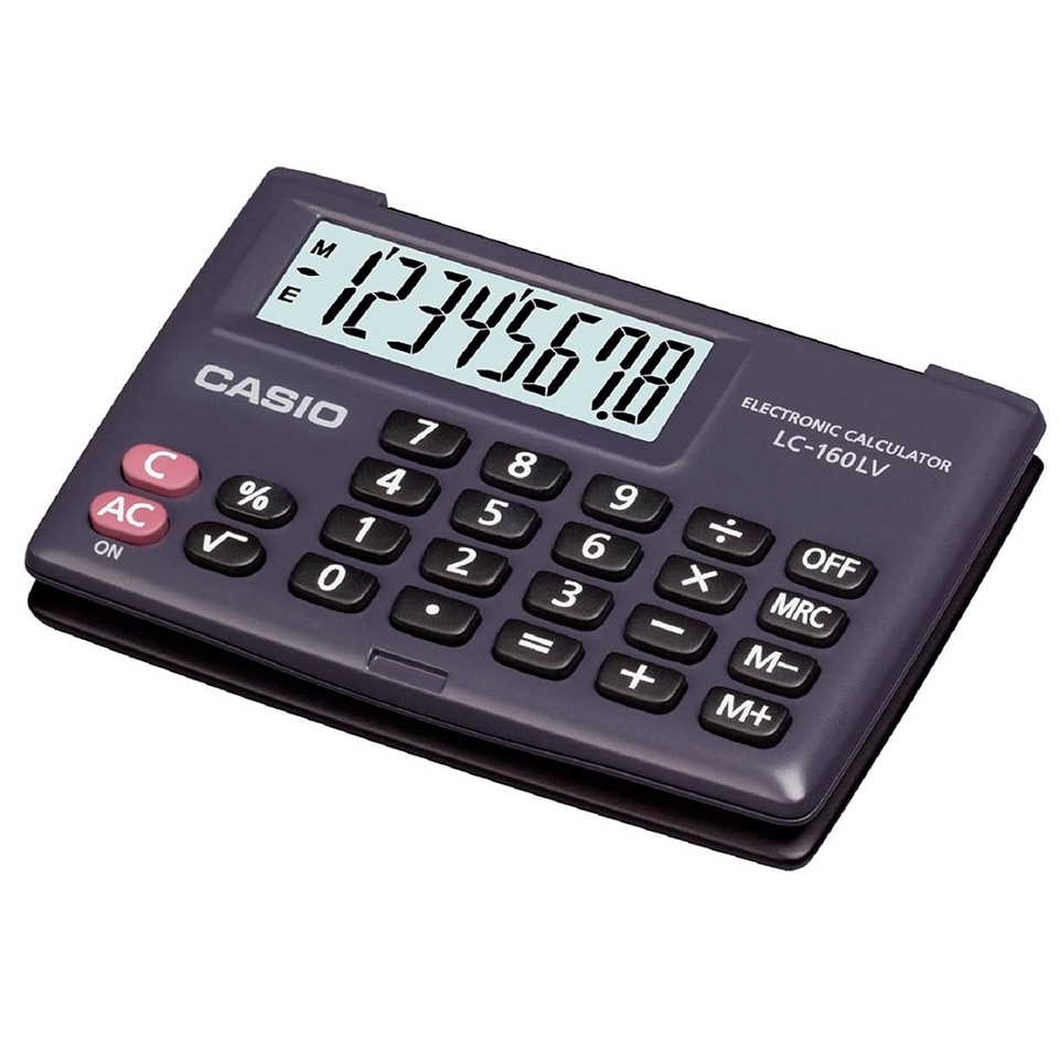 Calculadora Lc-160lv-Bk-W-Dp Casio
