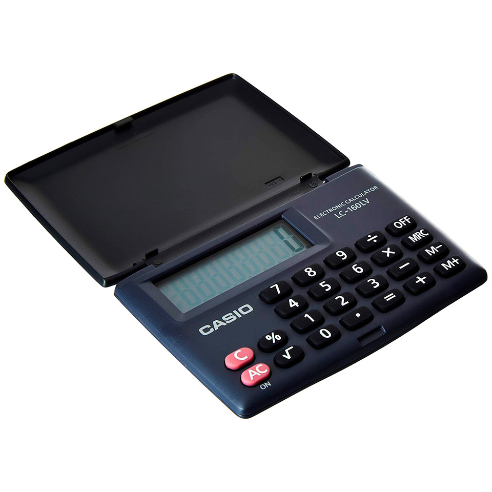 Calculadora Lc-160lv-Bk-W-Dp Casio