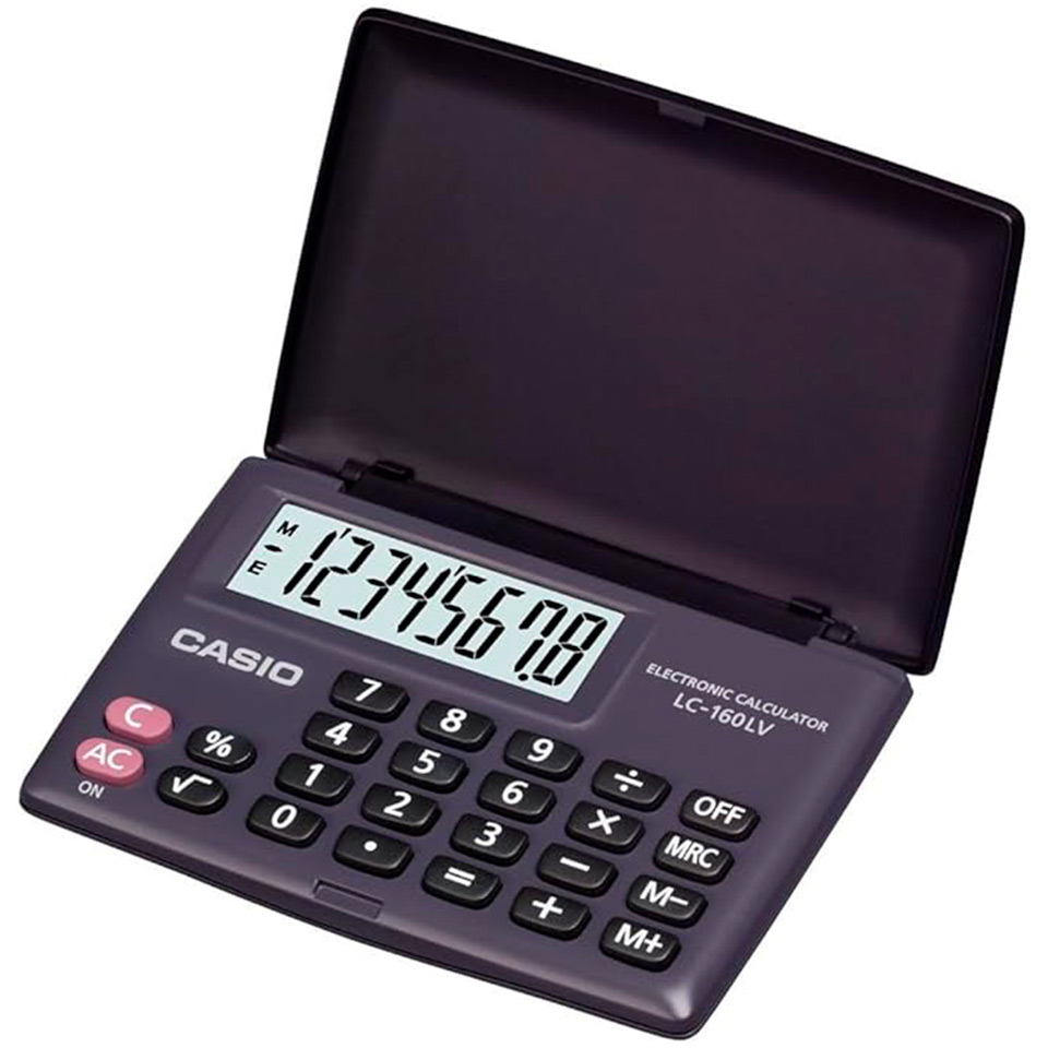 Calculadora Lc-160lv-Bk-W-Dp Casio