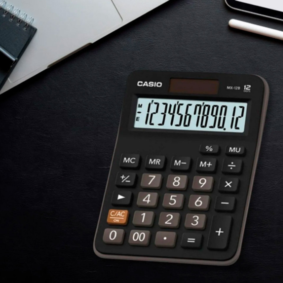 Calculadora Sobremesa Mx-12-Bk Casio
