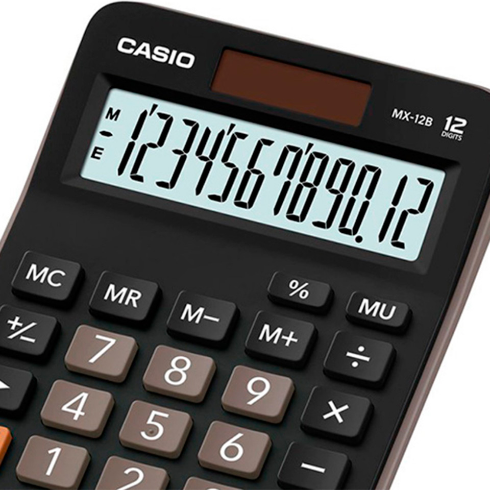 Calculadora Sobremesa Mx-12-Bk Casio