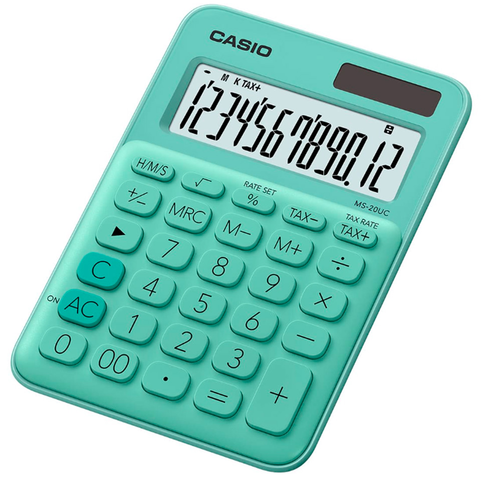 Calculadora Sobremesa Ms-20uc Gn Casio 