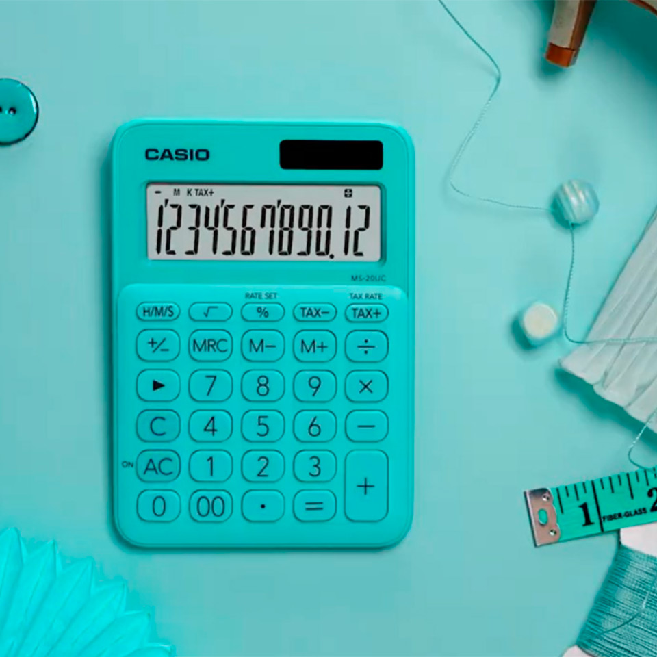 Calculadora Sobremesa Ms-20uc Gn Casio 