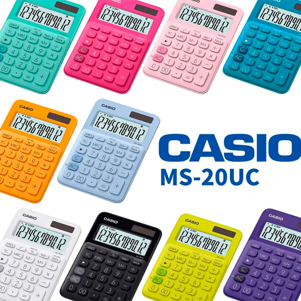 Calculadora Sobremesa Ms-20uc Gn Casio 