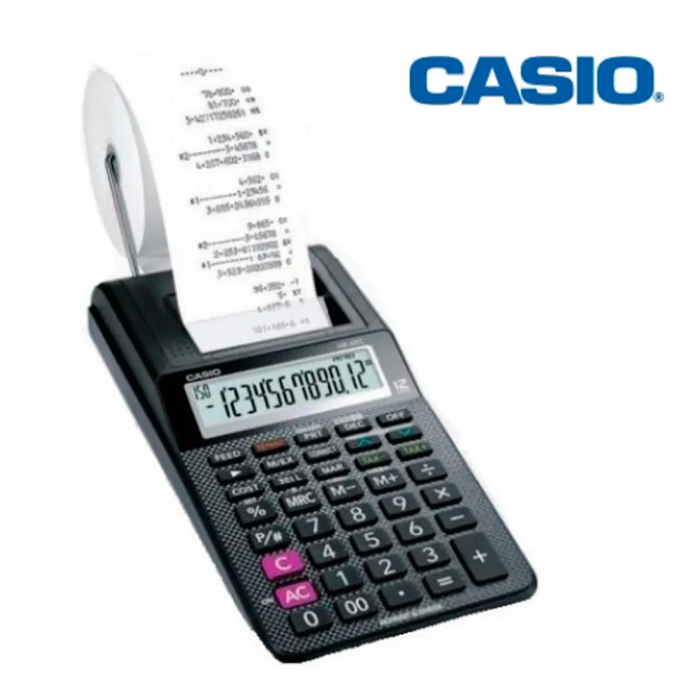 Calculadora Sumadora Hr-8rc-Bk-Dc Casio