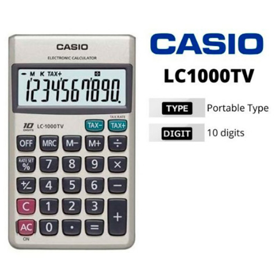 Calculadora Bolsillo Lc1000tv Casio