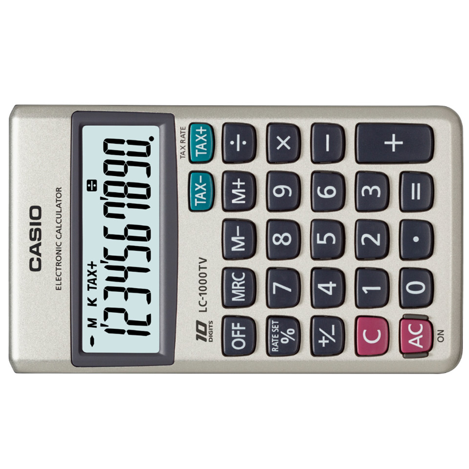 Calculadora Bolsillo Lc1000tv Casio