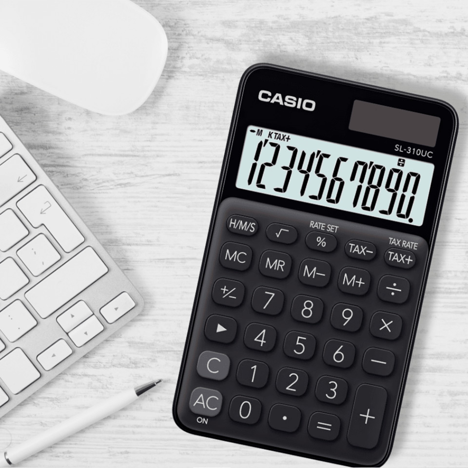 Calculadora Bolsillo Sl-310uc-Bk Casio 