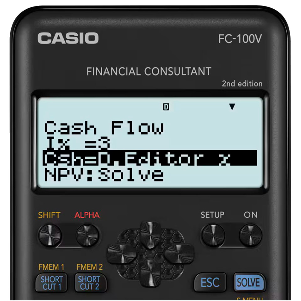 Calculadora financiera Casio