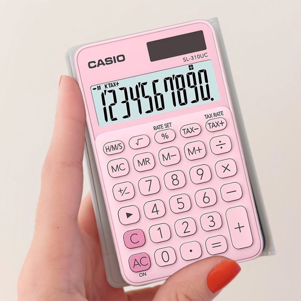 Calculadora Bolsillo Sl-310uc-Pk Casio 
