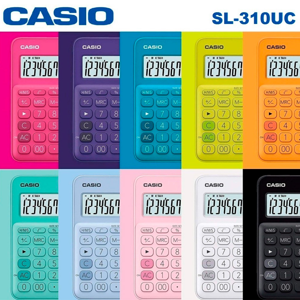 Calculadora Bolsillo Sl-310uc-Pk Casio 