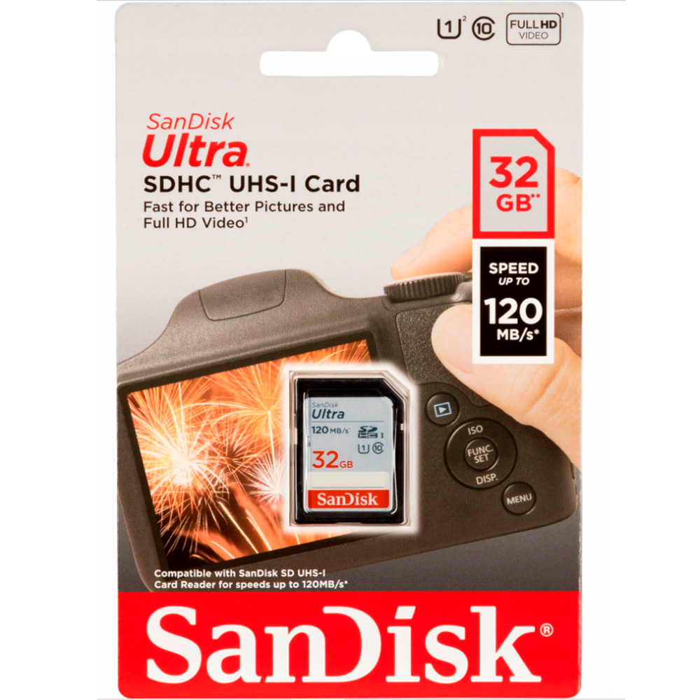 Tarjeta de Memoria Sd 32GB Ultra Sandisk
