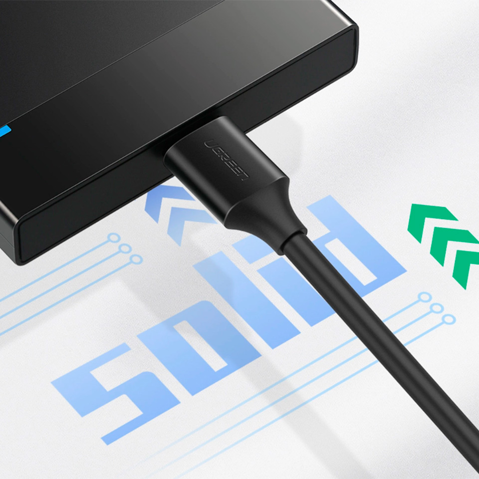 Cable De Datos Hdd Usb-A Micro-B Ugreen