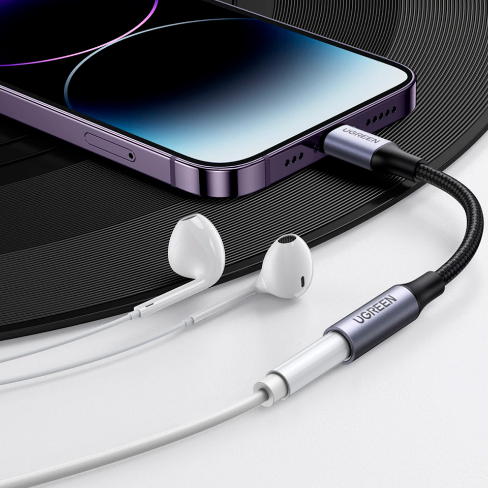 Adaptador De Audio Lightning 3.5mm Ugreen