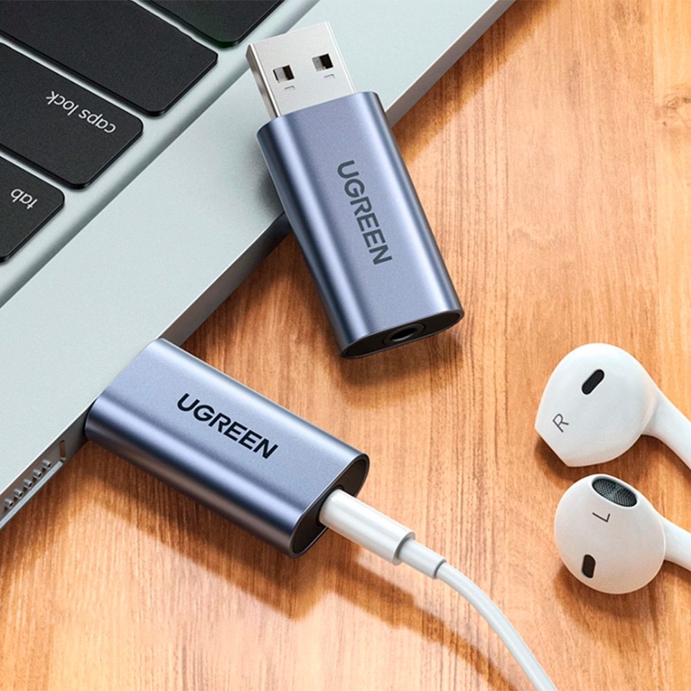 Tarjeta De Audio Externa Usb Ugreen