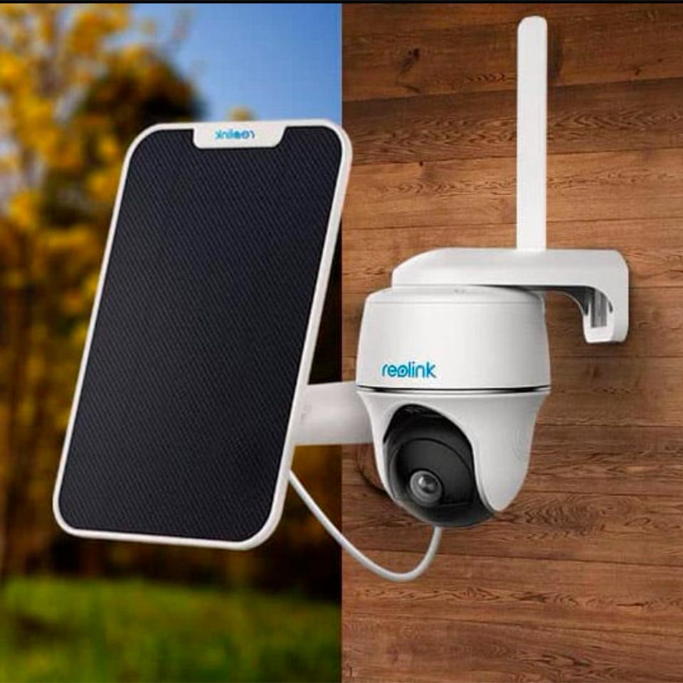 Cámara Wifi Go Pt Plus 2k + Panel Solar Reolink