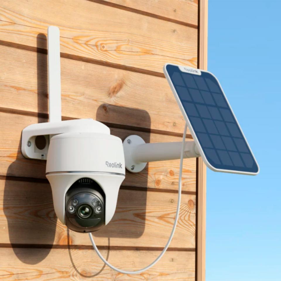 Cámara Wifi Go Pt Plus 2k + Panel Solar Reolink