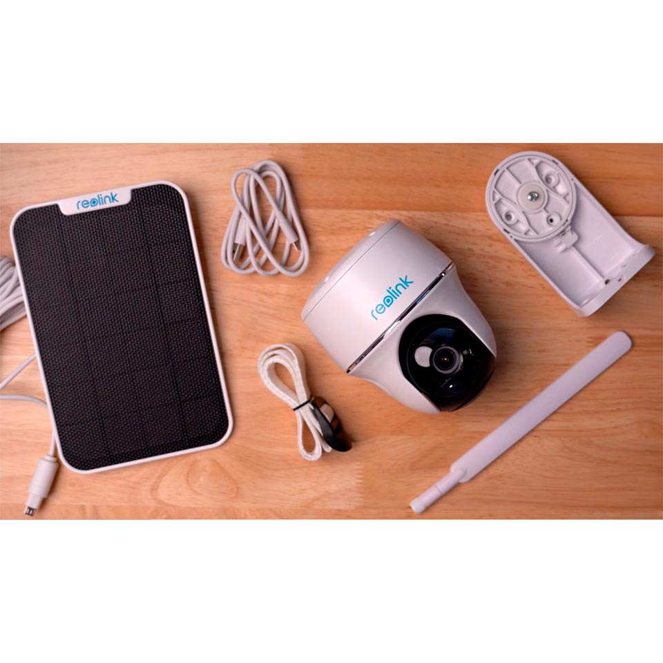Cámara Wifi Go Pt Plus 2k + Panel Solar