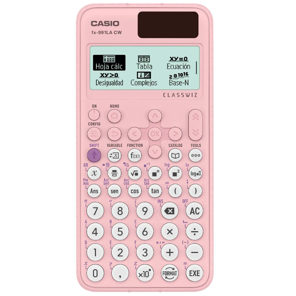 Calculadora Científica Fx-991lacw-Pk-W-Dt Casio