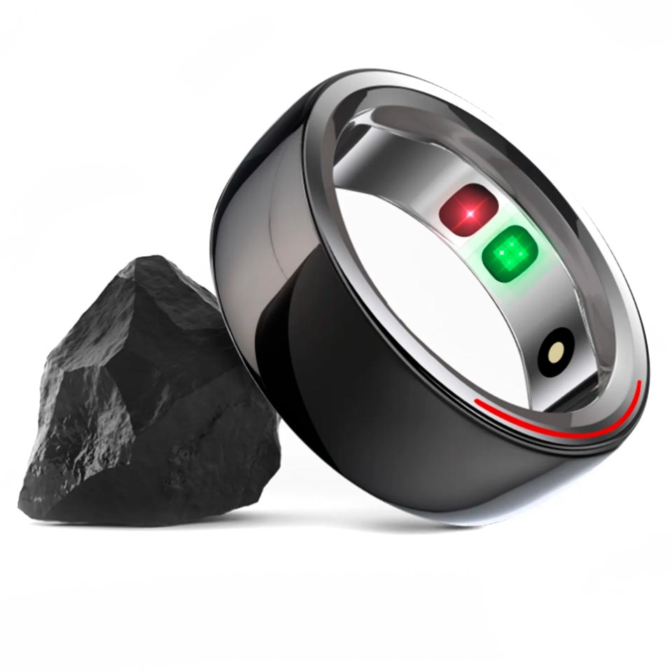 Anillo inteligente color negro 