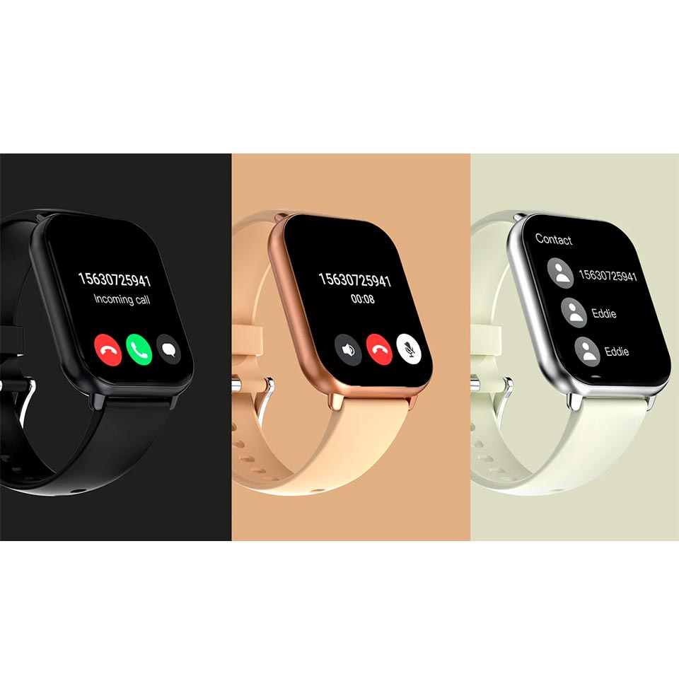 Smartwatch Zone 2 dorado pantalla