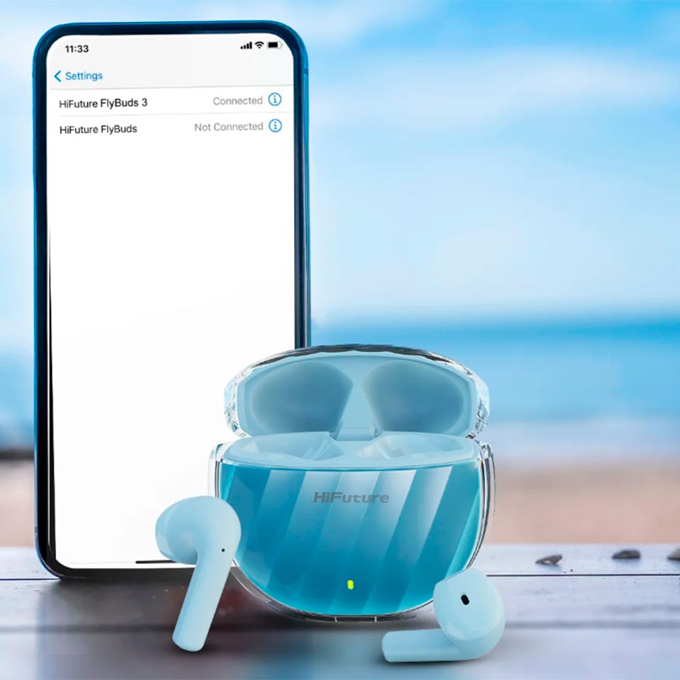 Auriculares HiFuture Flybuds 3 azul