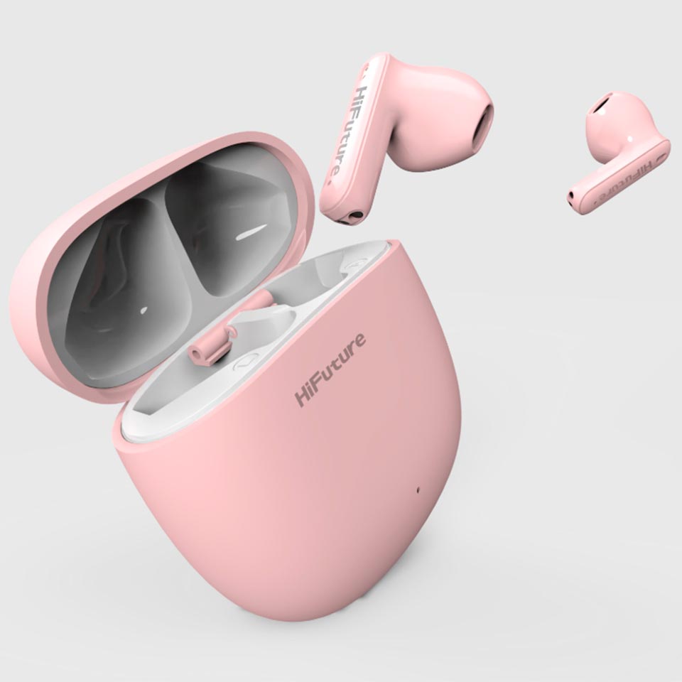 Auriculares inalámbricos HiFuture Colorbuds en su estuche