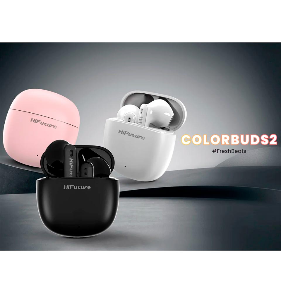 Audífonos HiFuture Colorbuds cómodos
