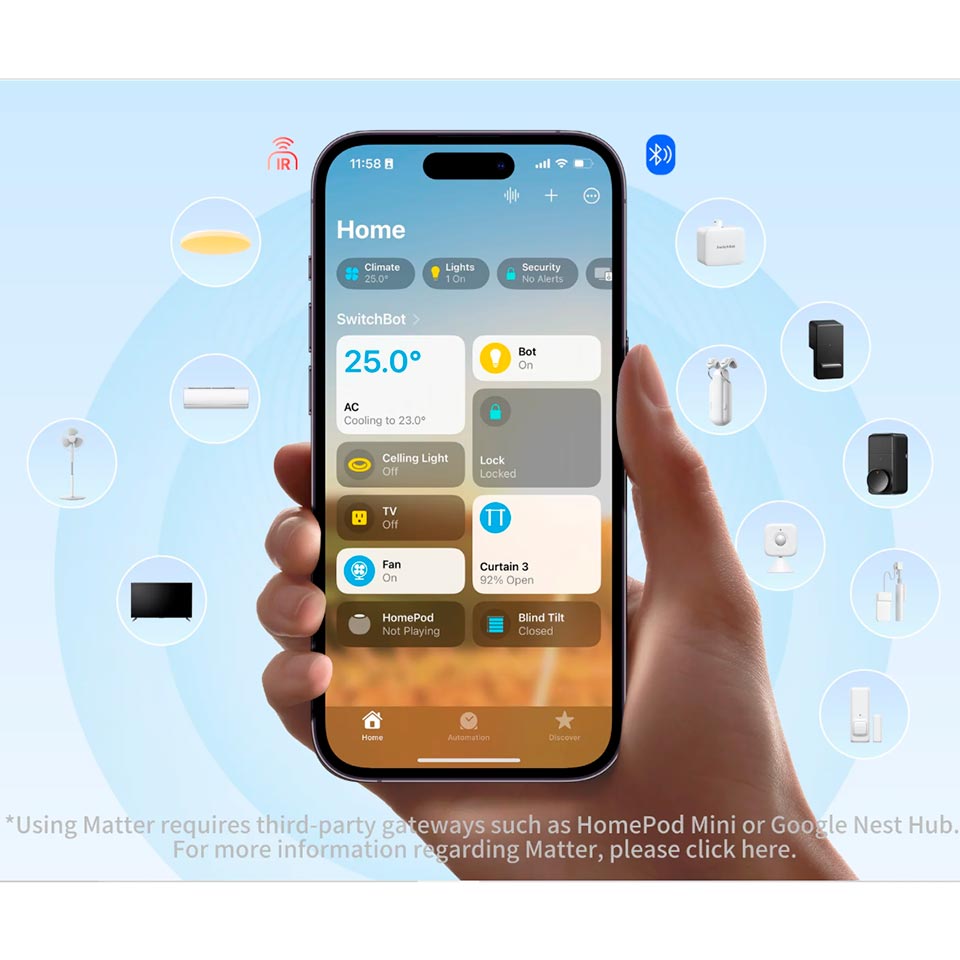 Smart Home Hub Controlador Remoto Hub Mini Switchbot