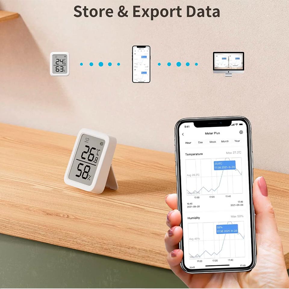  Lector De Temperatura Y Humedad 