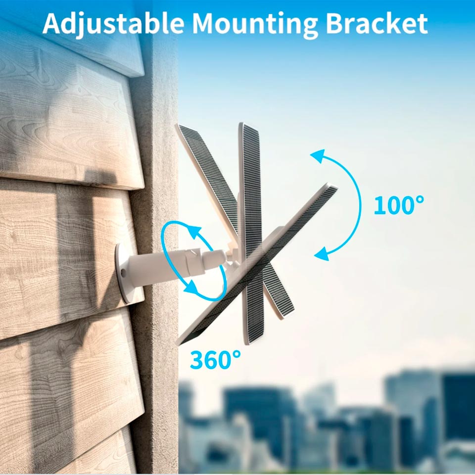 Panel Solar Para Spotlight Camara 