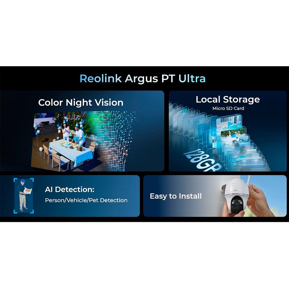 Imagen Cámara Wifi Argus Pt Ultra 4k