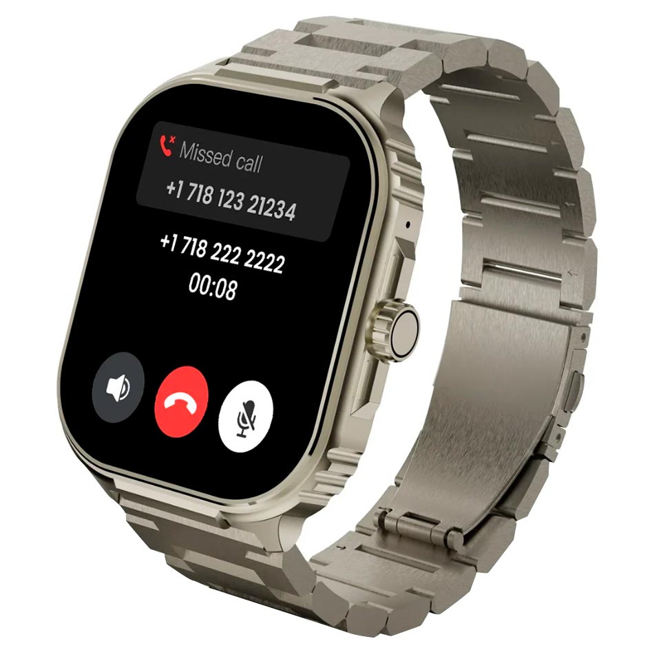 Smartwatch Ultra 3 pro plateado