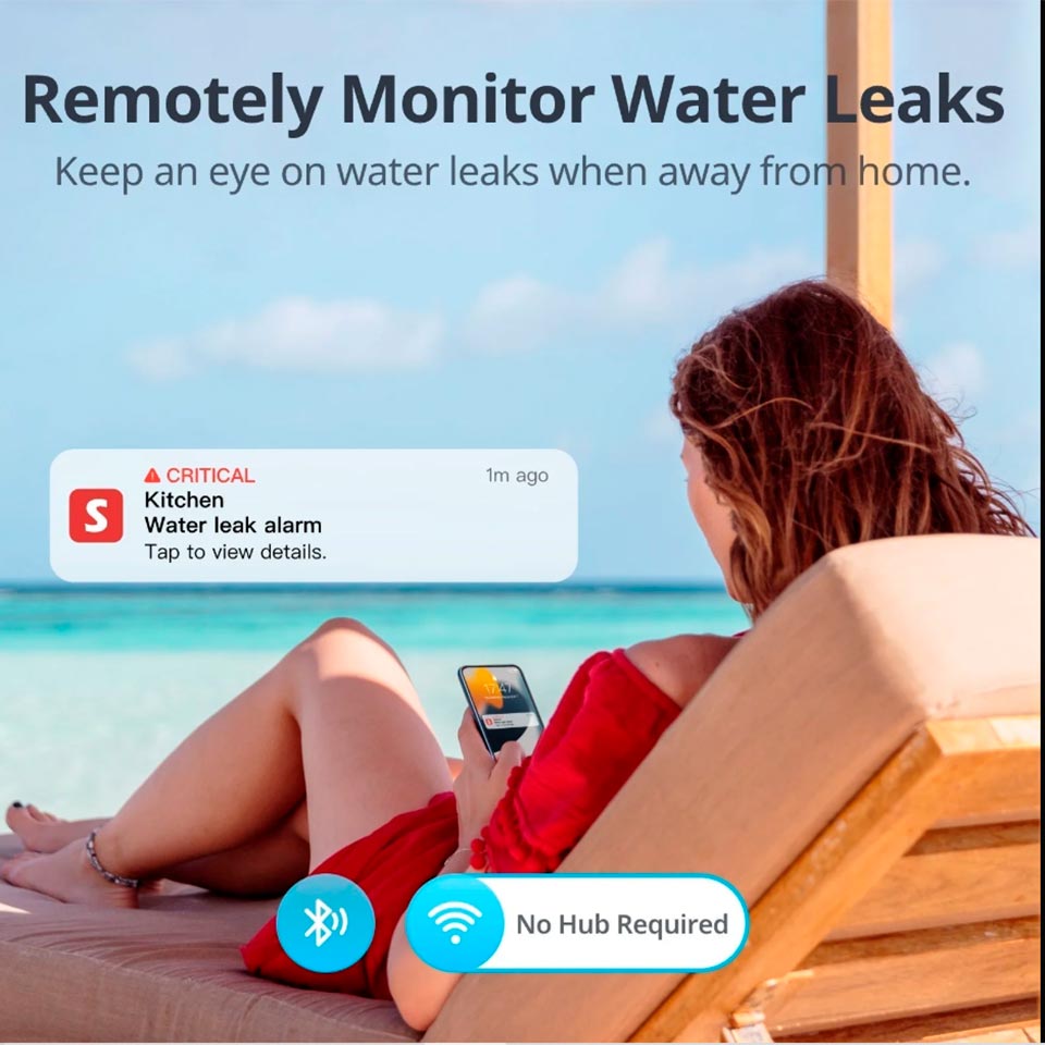 Detector De Fugas De Agua Con Cable Switchbot
