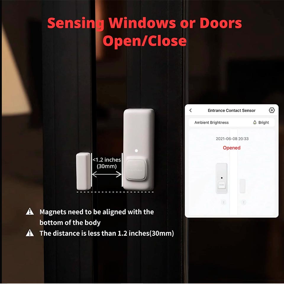 Sensor De Alarma Para Puertas Y Ventanas  Sensor De Alarma Para Puertas Y Ventanas