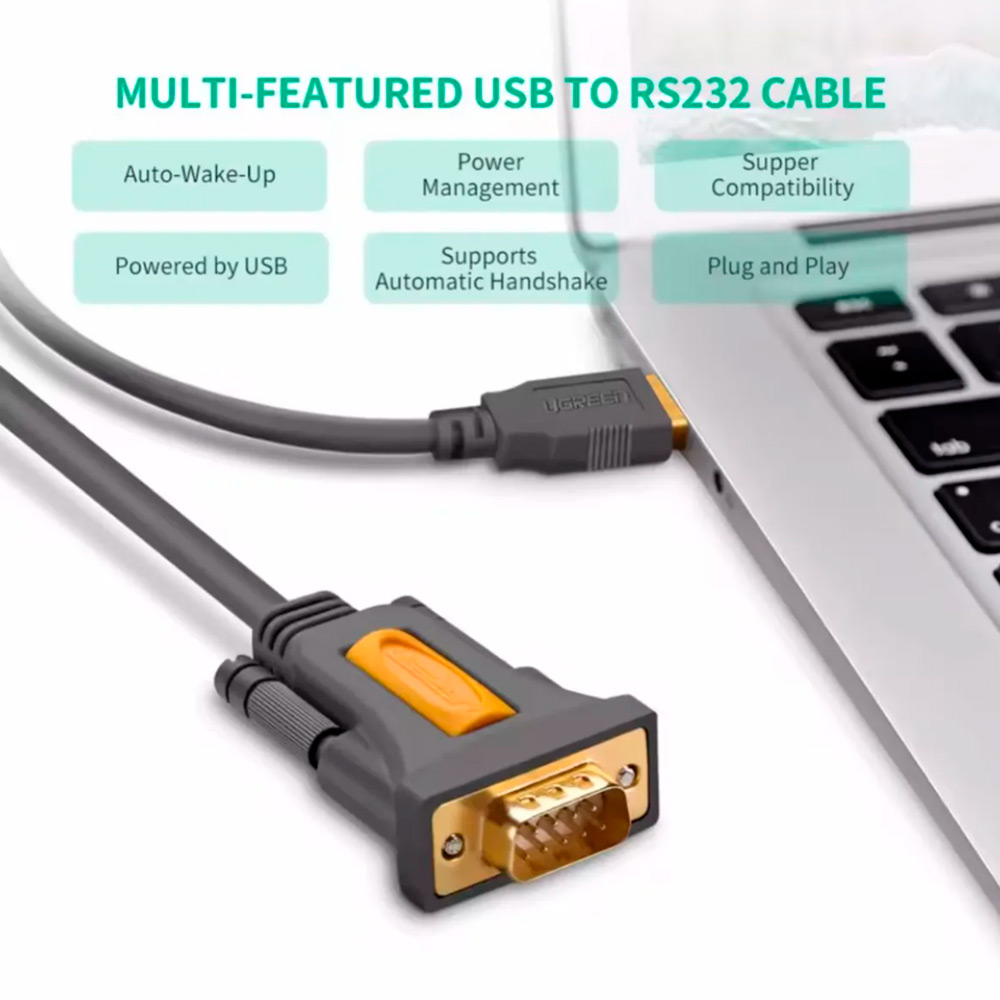 Cable Usb-A Rs232 Ugreen