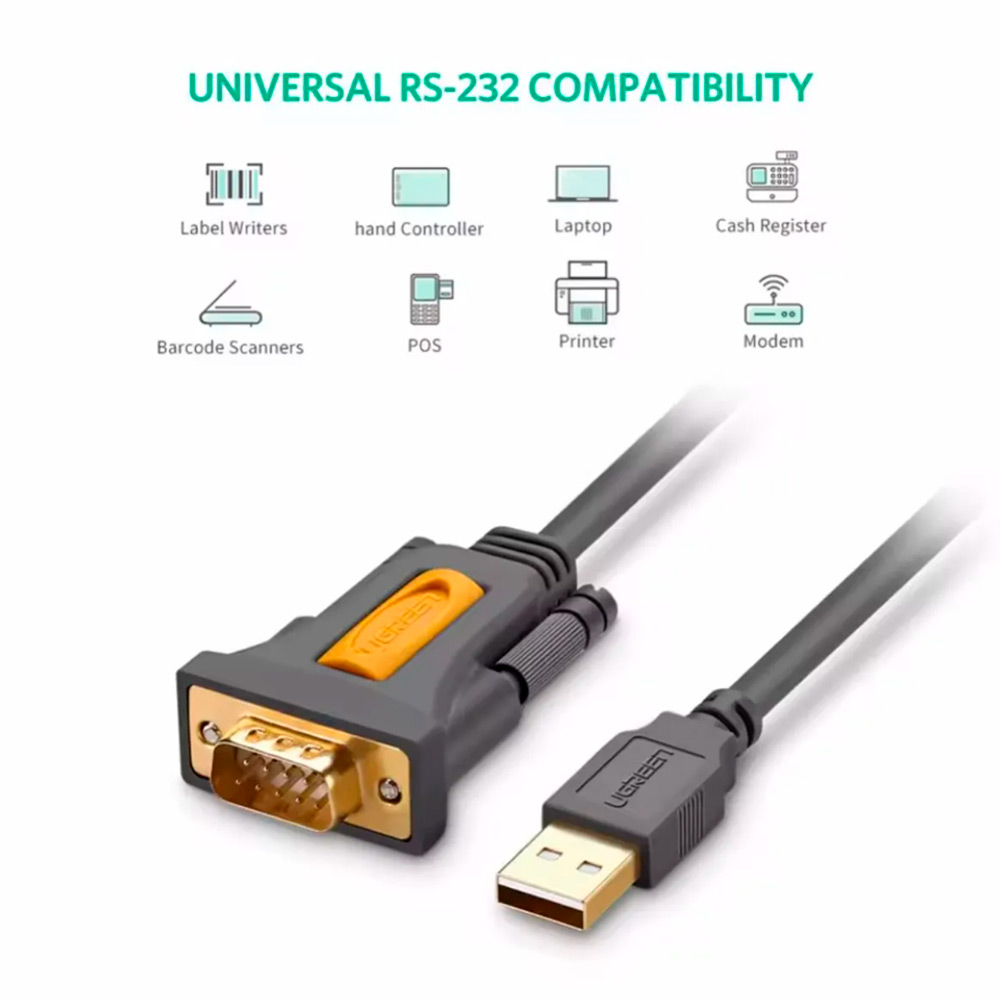 Cable Usb-A Rs232 Ugreen