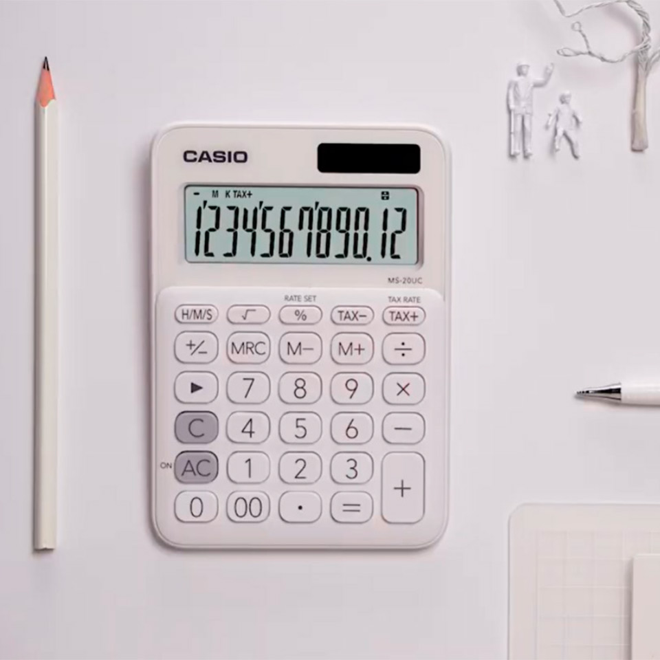 Calculadora Sobremesa Ms-20uc Jwe Casio 